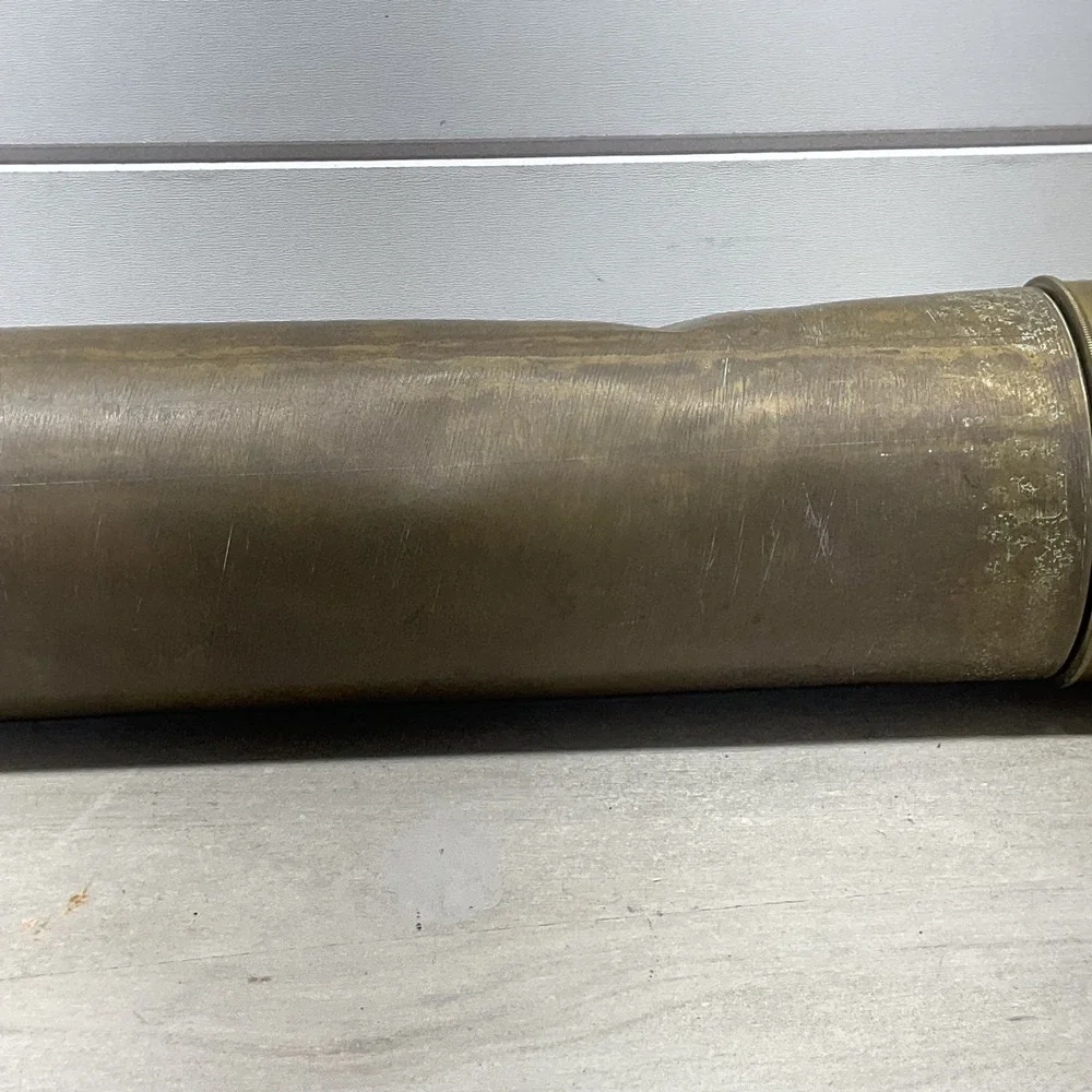 Antique Negus New York Brass Spyglass Nautical Telescope 35 Inch Single Draw